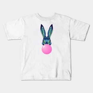 Pink Bubblegum Rabbit Kids T-Shirt